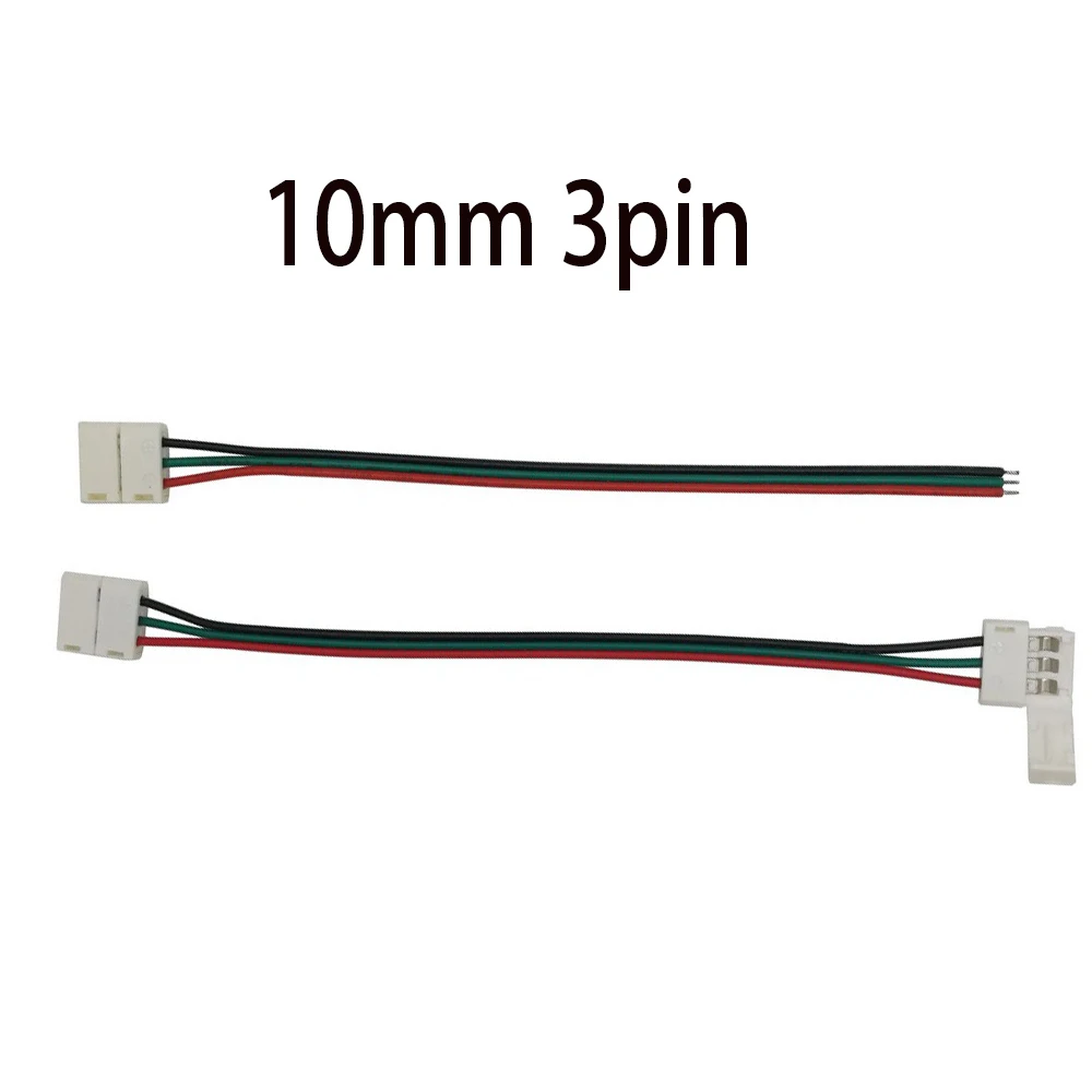 2pin 3pin 4pin 5pin 6pin LED Connector Solderless Adapter  For 3528 5050 RGB RGBW RGBCCT LED Strip