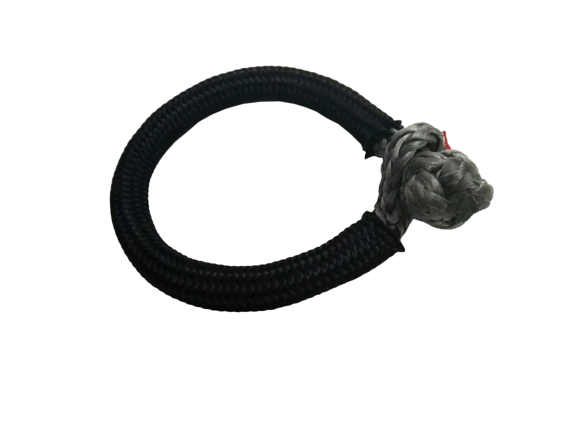 Grey 6mm*80mm  Synthetic Soft Shackle BS:11000lbs ,Offroad Rope Shackle for ATV UTV SUV Yacht