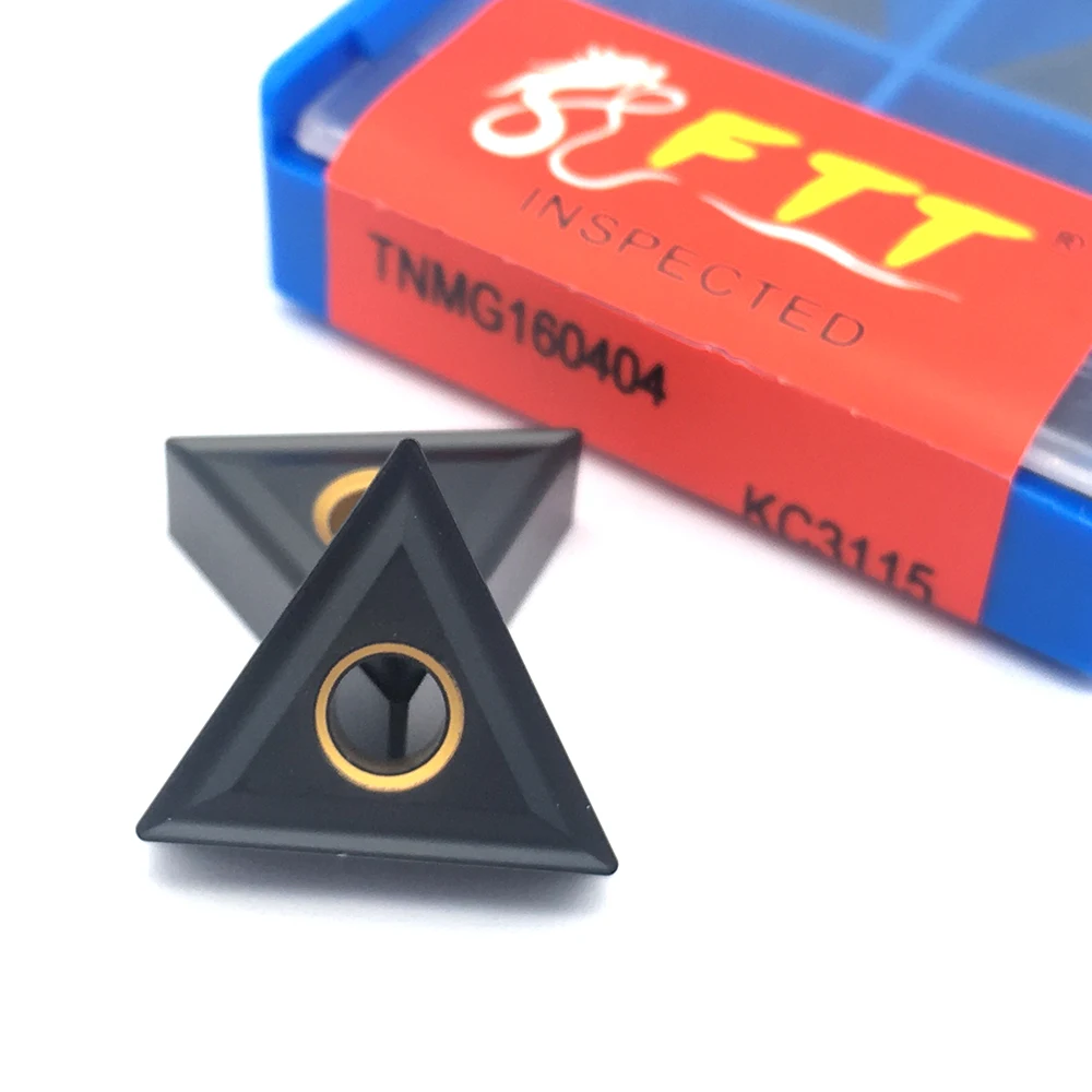 10 Chiếc TNMG160404 TNMG160408 TNMG160412 KC3115 Carbide Dạng Phẳng Bên Ngoài Dụng Cụ Xoay Tiện Bằng Máy CNC Cắt Dụng Cụ Đúc