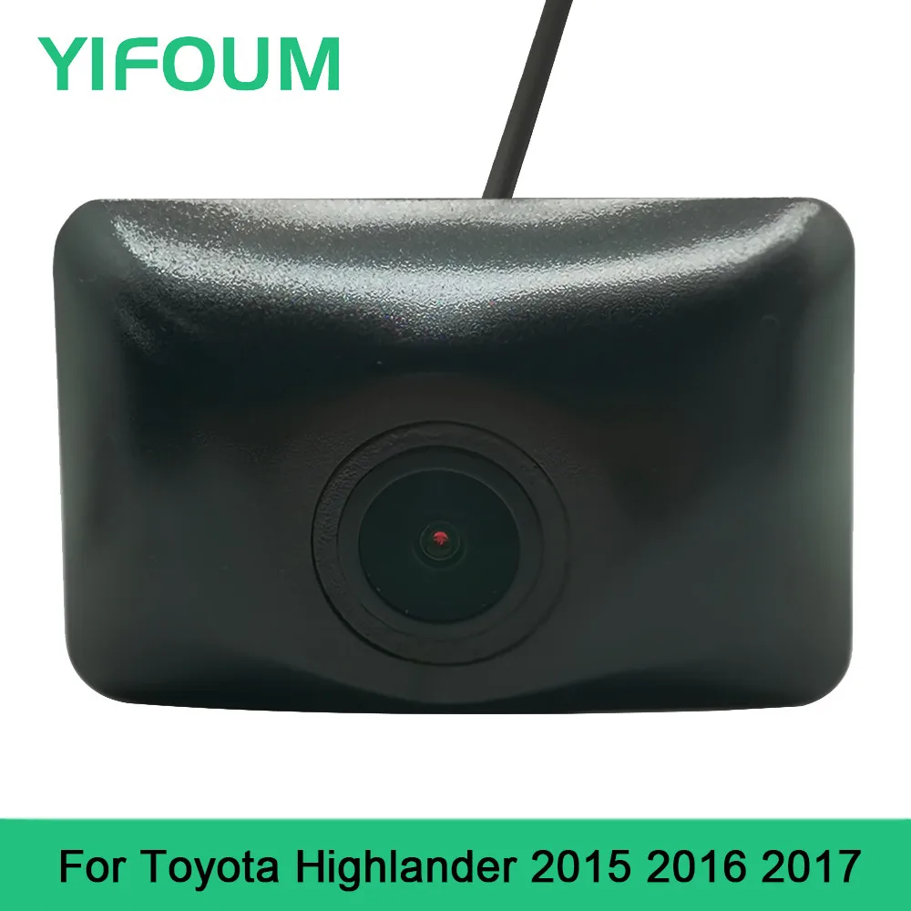 YIFOUM HD CCD Car Front View Parking Night Vision Positive Waterproof Logo Camera For Toyota Highlander 2015 2016 2017