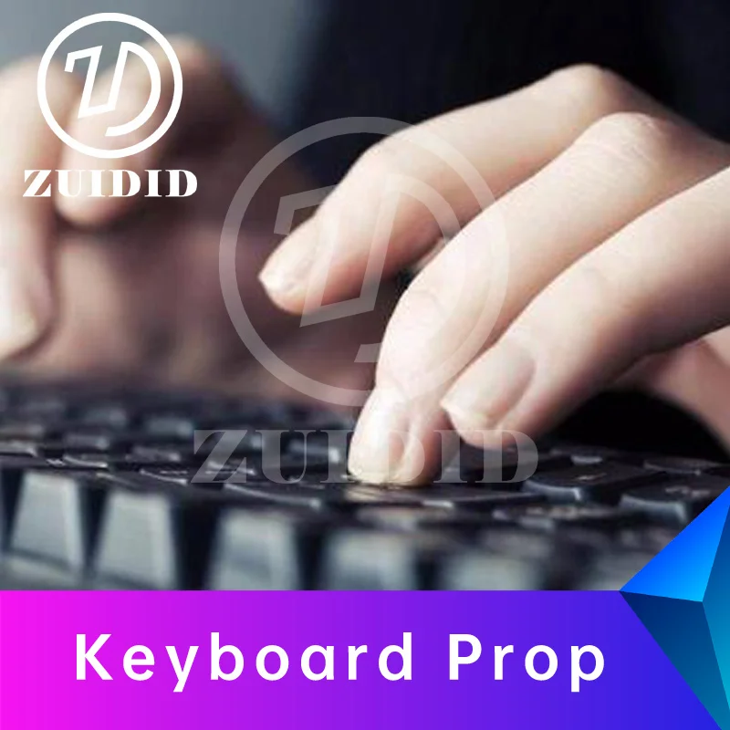 ZUIDID escape room Keyboard Prop input the right password on the keyboard to unlock secret room escape game