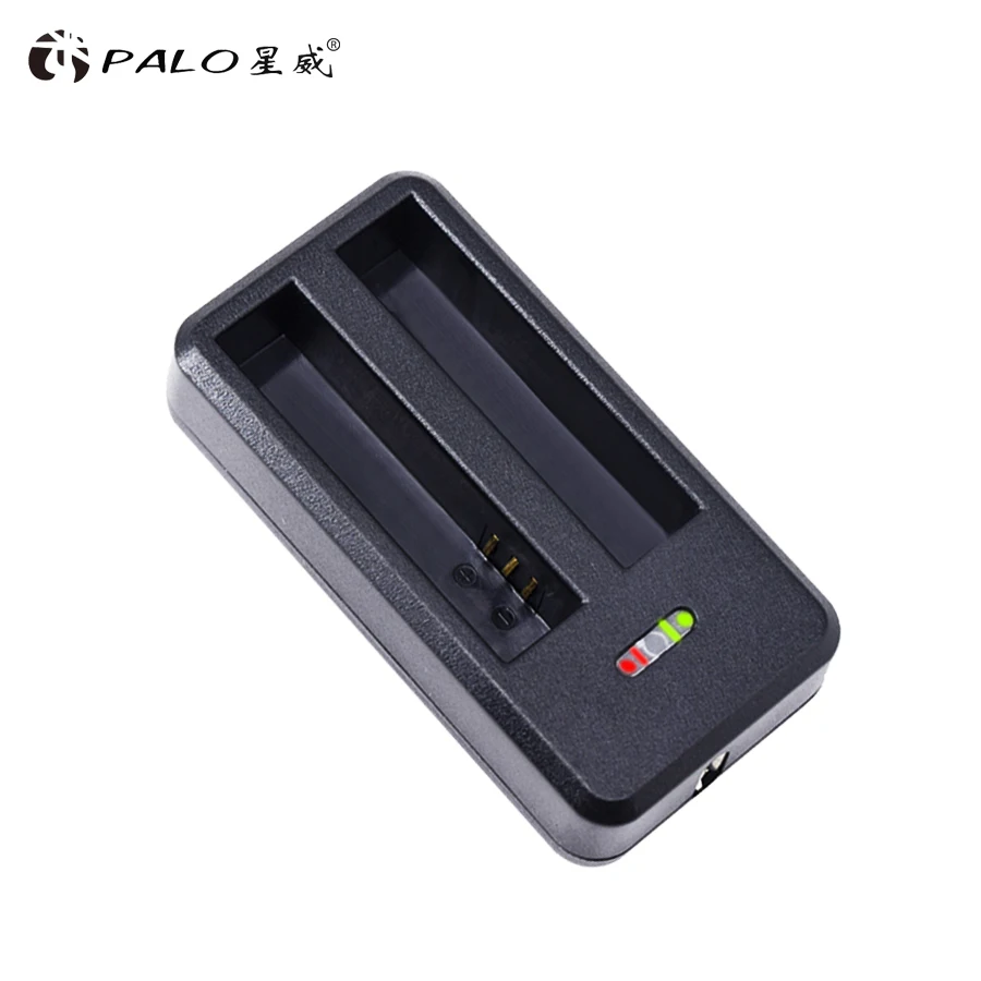 PALO 1010mAh AZ13-1 Battery with USB Battery Charger For Xiaomi Yi Action Camera Replacement Battery Rechargeable Backup Bateria