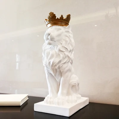 

EUROPEAN-STYLE LION OF BOREAL EUROPE CROWN PLACES HOUSEHOLD ADORN ARTICLE LIVING ROOM WINE ARK OFFICE DESK MODEL ROOM ADORNMENT