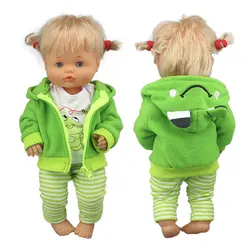 Lovely Suit For 42cm Famosa Nenuco Doll 17 Inches Baby Girl Doll Clothes And Accessories