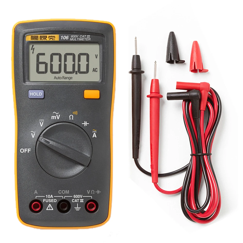 Free Shipping New Fluke 106 Handheld Digital Easily Carried mini Multimeter