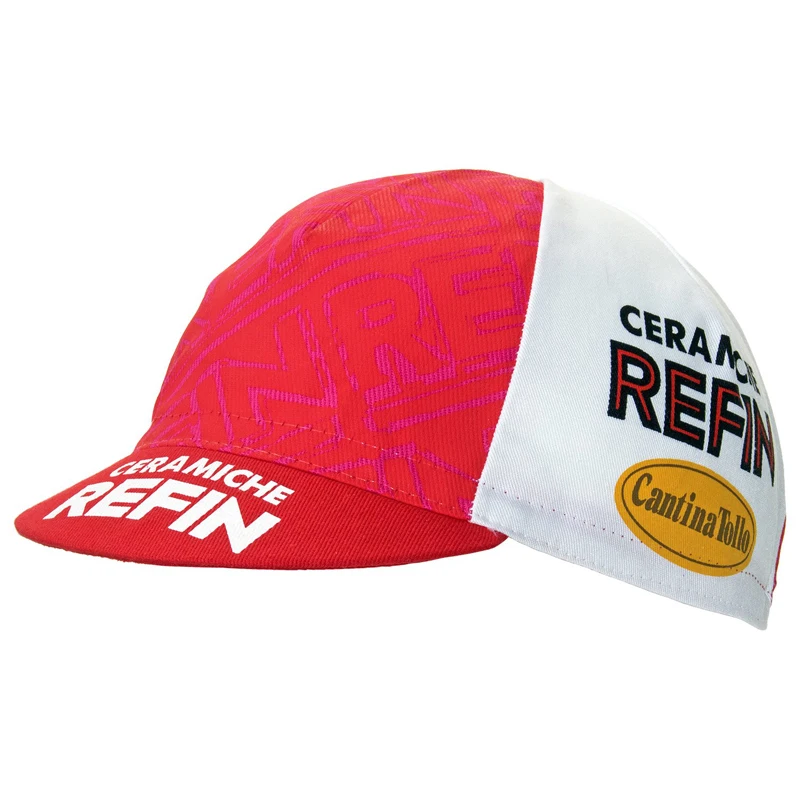 

Ceramiche Refin Retro Cycling Caps Red Bike Hat One Size Fits Most