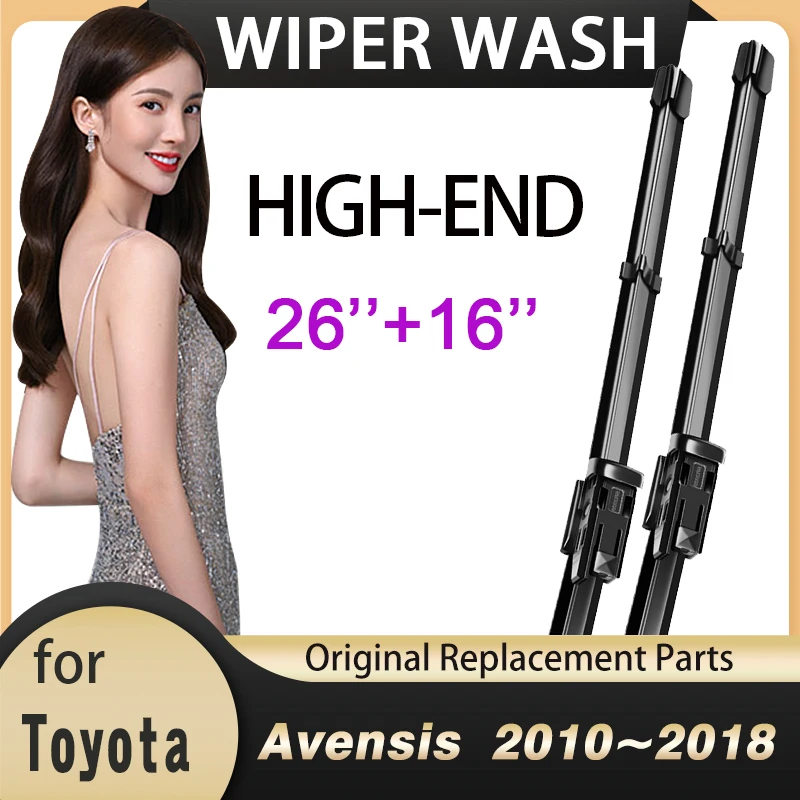 

Car Wiper Blade Windshield for Toyota Avensis T270 2010~2018 Windscreen Wipers Car Accessories 2011 2012 2013 2014 2015 2016