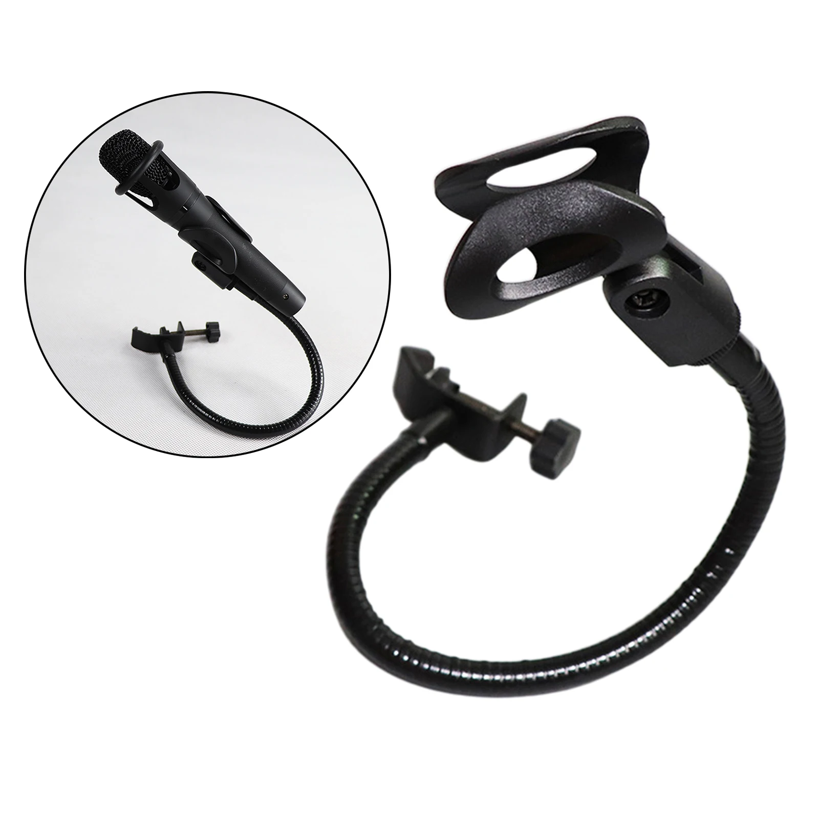 Flexible Microphone Stand with Desk Clamp 3/8\