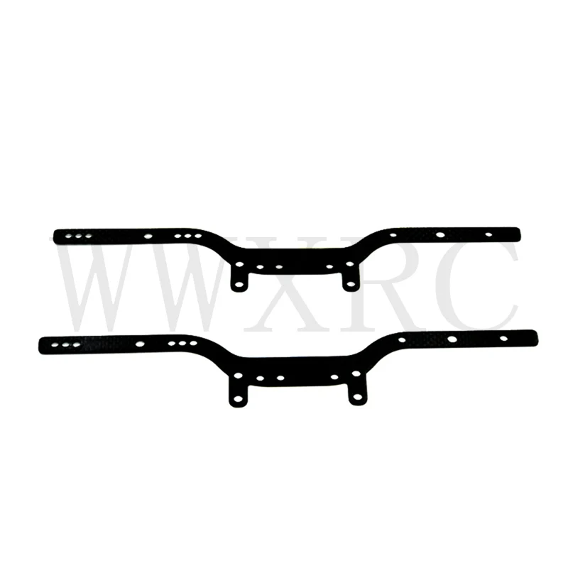 2PCS Metal Black Girder Side Frame Chassis for 1/16 WPL C14 C24 C24-1 1/12 MN D90 D91 FJ45 RC Crawler Upgrade Parts