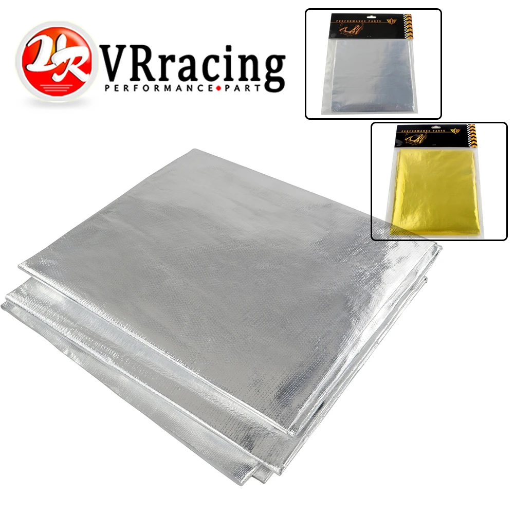 

VR - 1 Meter * 1.2 Meter Self Adhesive Reflect A Gold Heat Wrap Barrier High Quality 39in.x 47in.Piece For VW PASSAT AUDI A4 B6