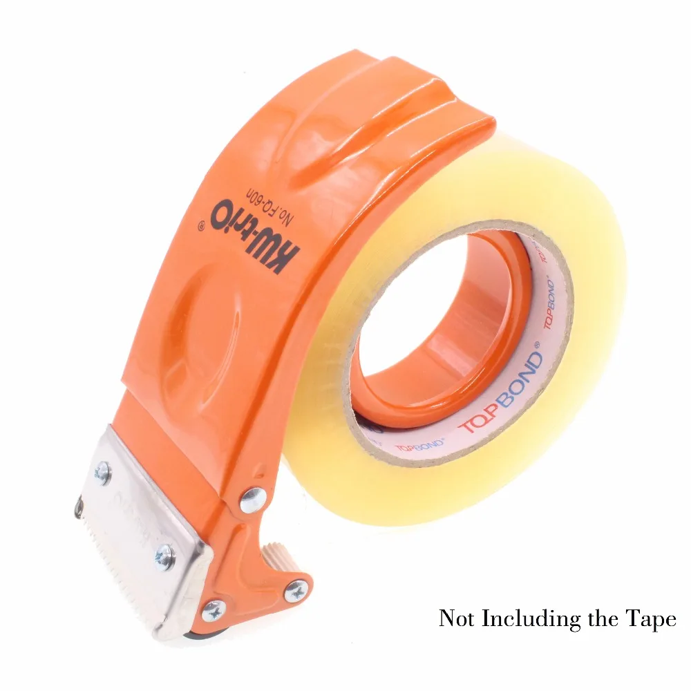 60mm Metal Tape Dispenser Carton Sealer Machine Sealing Device Tape Cutter Packager Corta Cinta Adhesiva; Blade Width 2.36