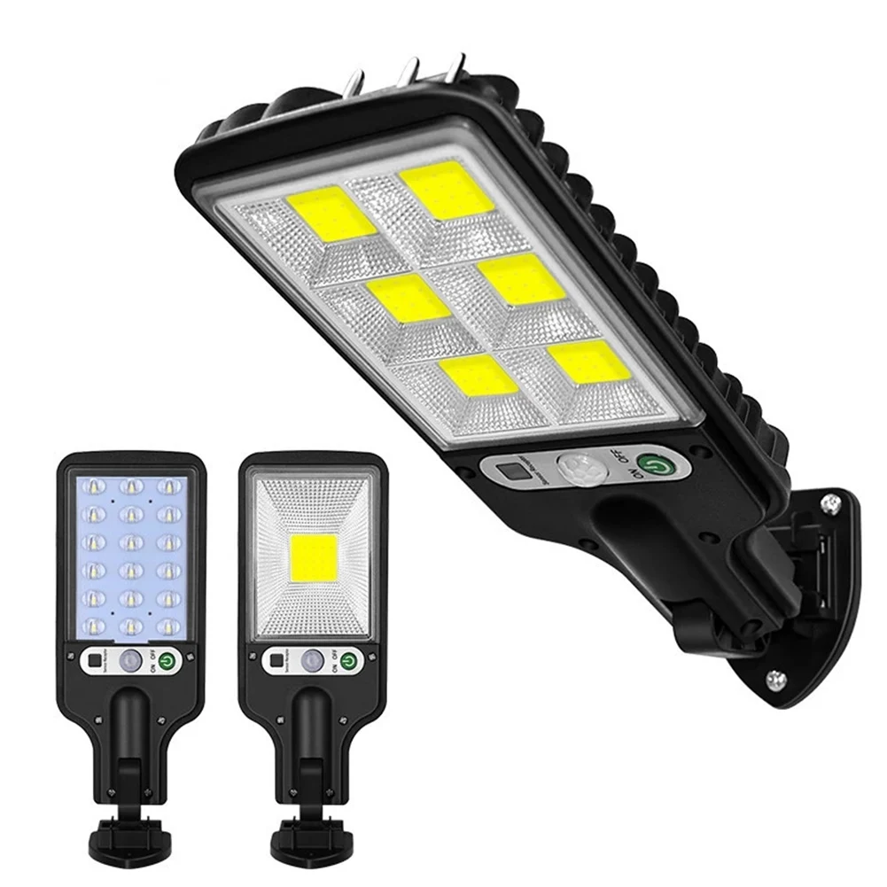 

Solar Street Light LED Outdoor Solar Lamp 3 Mode Waterproof PIR Motion Sensor Security Lighting For Garden Patio Path Yard Decor