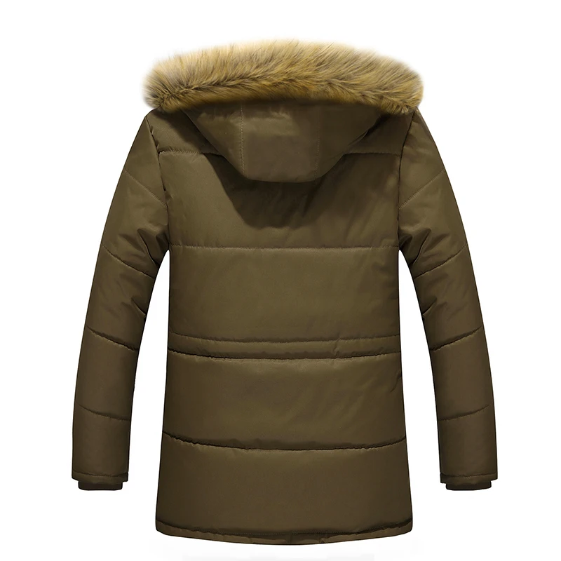 Men Parkas Winter New 2022 Mens Winter Jacket Warm Wadded Jacket Casual Thick Cotton Padded Man Coat Plus Size M-5XL