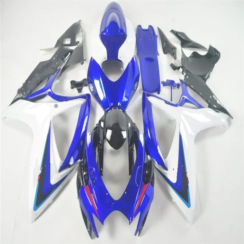 

Blue Plastic Fairings for SUZUKI GSXR 600 750 2006 2007 white GSXR 600 750 K6 06 07 motocycle blue Motorcycle Fairing Kit