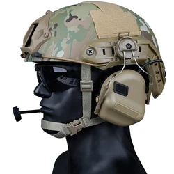 Tactical Helmet Headset War Unlimited Power Intercom Microphone Communication Headphones No Pickcup &Noise Reduction Function