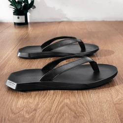 2024 Hot Male Slides New Arrival Beach Slipper Thick-Soled Flip Flops Men Brand Indoor&Outdoor Male Slippers Summer Slippers