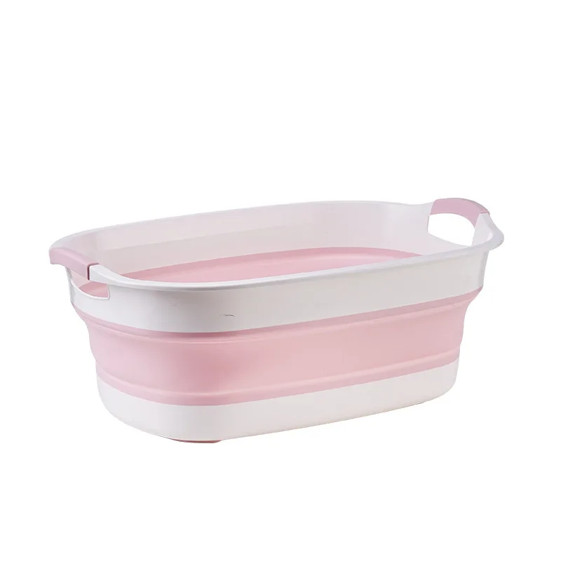 Portable Baby Bath Tub Non-Slip Foldable Bathtub Newborn Folding Pet Bathtub Bathroom Accessories Folding Bathtub Storage Tub