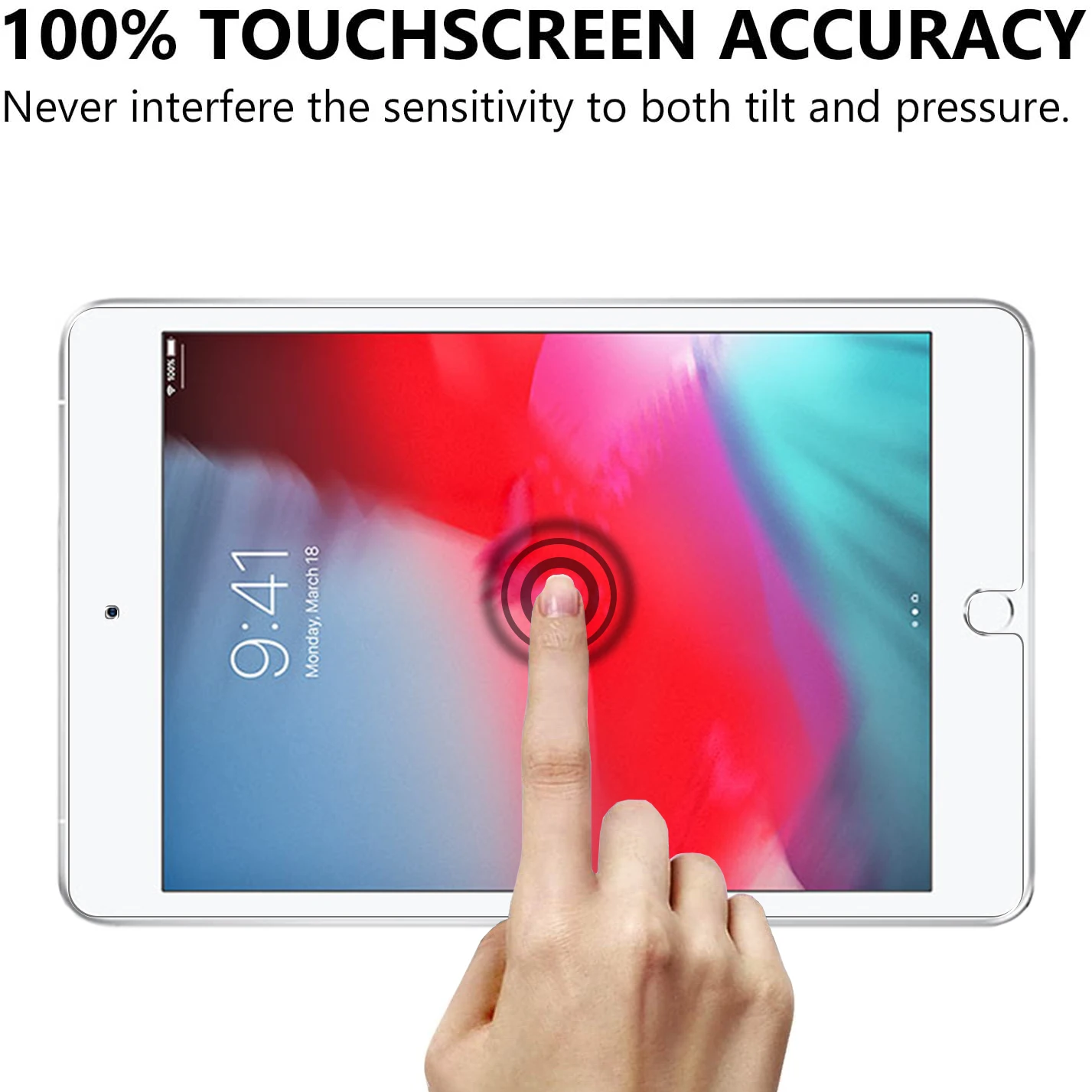for iPad mini 6 Screen Protector, Tablet Protective Film Anti-Scratch Tempered Glass for iPad mini 6