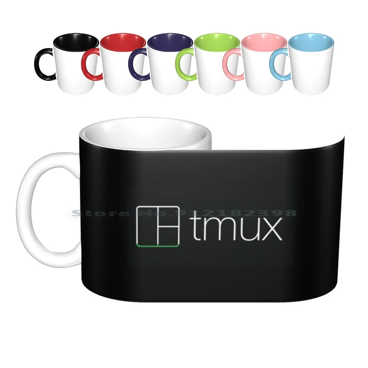 Tmux Ceramic Mugs Coffee Cups Milk Tea Mug Tmux Screen Terminal Multiplexer Vim Emacs Zsh Tcsh Bash Sh Ksh Fish Cli Command