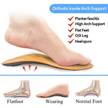 Leather Orthopedic Insoles for Flat Feet #3