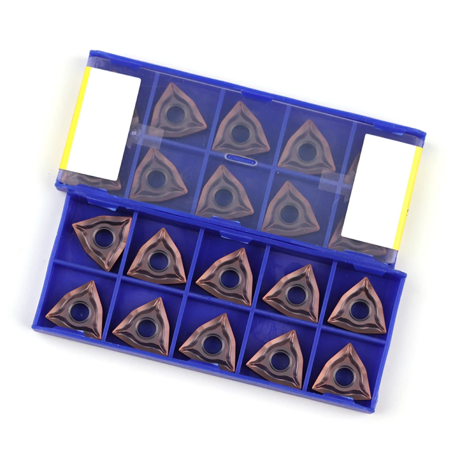 WNMG080404-EF WNMG080408 EF YBG205 Xi Măng Carbide Lưỡi Dao Tiện Bằng Máy CNC Bên Ngoài Biến Dụng Cụ Cắt Miếng Đeo Chống Cắt