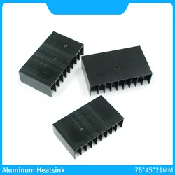 Aluminum Heatsink Radiator Cooling for For Electronic Chip IC TDA2030 TDA7377 TDA7850 Chips Heatsink Cooler Plates 76*45*21mm