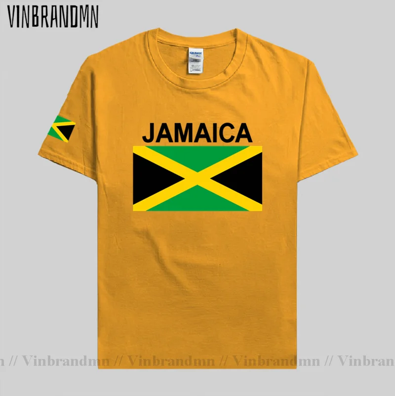 Jamaica men t shirt fashion 2021 jerseys nation team tshirt 100% cotton t-shirt gyms clothing tees country sporting JAM Jamaican