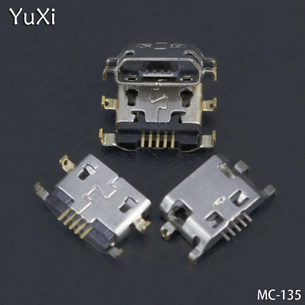 YuXi Hot Selling! New Mini Micro USB jack socket connector for Lenovo A708t S890 / for Alcatel 7040N / for HuaWei G7 G7-TL00