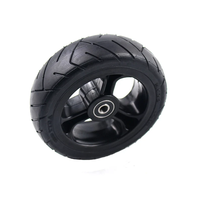 5.5 Inch Solid wheel 5.5x2 Tyre with plastic hub Electric Scooter accessories for Jackhot Carbon Fiber Scooter iScooter X5 Pro