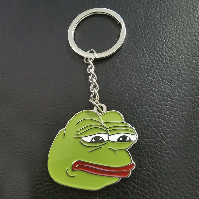 Kermit Keytag The Sad frogg Keyring Muppet Meme Accessory Sesame Street Collections