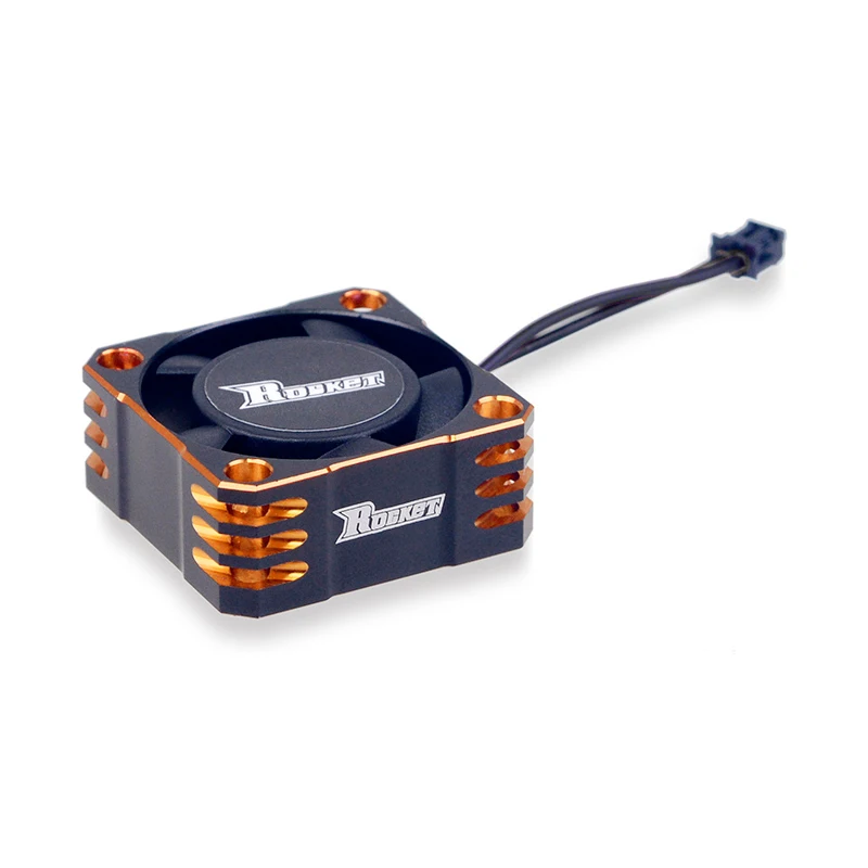 Rocket-ventilador de refrigeración de Metal, 25x25mm, 32000RPM/8,5 V, TURBO ESC, disipación de calor para Hobbywing 1/10 RC Car TS120 TS160 TS120V2