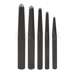 CNBTR 5PCS 1/8-3/8 High Carbon Steel Square Head Damaged Screw Extractor Broken Bolt Remover