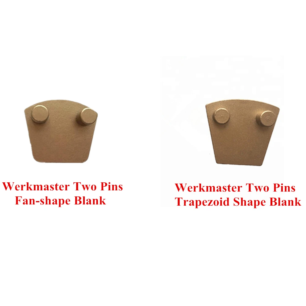 WER20 2 핀 Redi Lock 더블 1/4 PCD 그라인딩 플레이트 Werkmaster 연마 패드 에폭시 바닥 PCD 그라인딩 디스크 매 스틱 제거