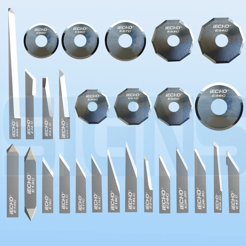 10pc iECHO Vibration Blade Vibrating Knife CNC Digital Cutting Machine E1 E13 E16 E17 E18 E21 E23 E28 E42 E46 E50 E55 E58 E64-2