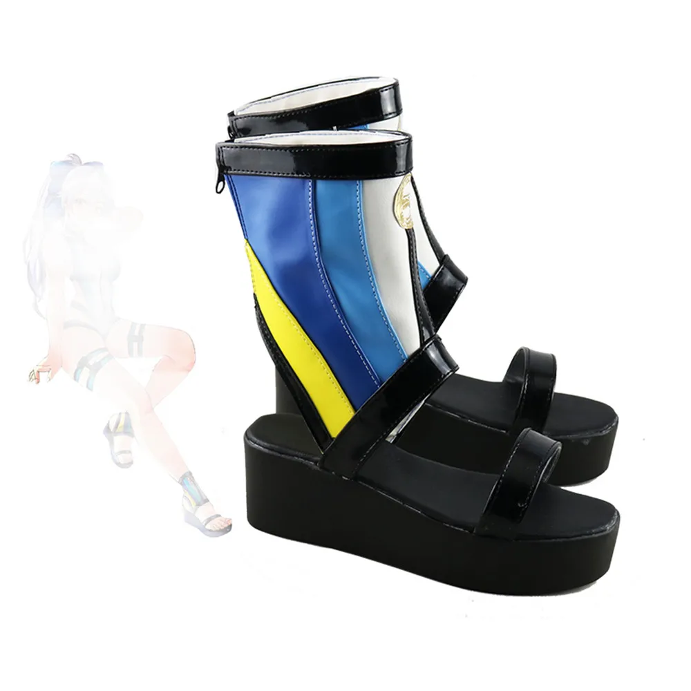 FGO Fate/Grand Order  Tomoe Gozen Archer Inferno Boots Cosplay Shoes Game Anime Carnival Party Halloween RainbowCos0 W1318