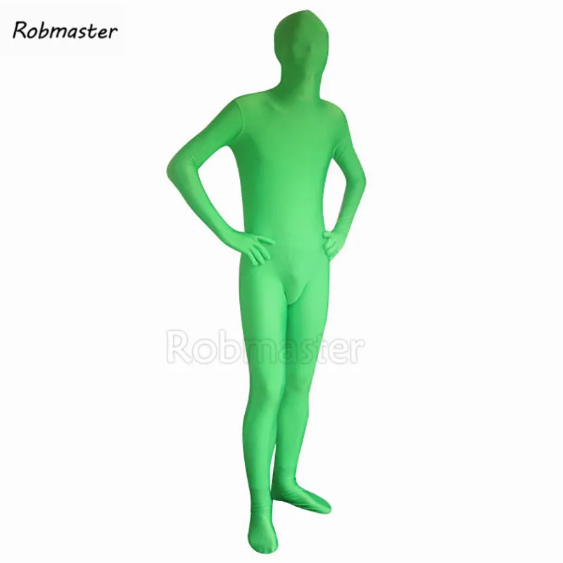 Adult kids Spandex Nylon Apple Green Zentai Suit Unisex One Piece Second Skin Tights Catsuit Full Body Zentai Suit for Halloween