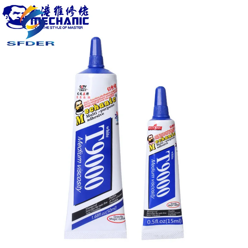 MECHANIC T9000 White Liquid Adhesive Epoxy Resin Glue Environmental Protection Universal Glue For Phone Frame Repair Tools