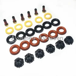Kit de réparation d'injecteur de carburant 0280150440 13641703819 pour BMW E60 E39 520i 523i 525i 528i E36 328i E36 AY-RK004 de remplacement de voiture 6 ensembles