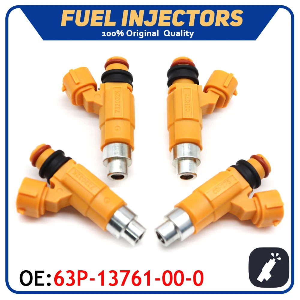 High Quality Car Fuel Injector Nozzle 63P-13761-00-00 For Yamaha F150 Outboard 2004-2013 63P137610000,63P 13761 00 00