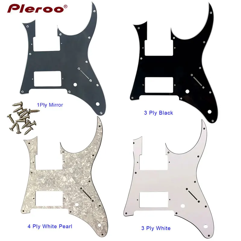 

Pleroo Custom Electric Guitar Parts -For Ibanez MIJ RG350 EXZ Guitar Pickguard HH Humbucker Pickup Scratch Plate Multiple Colour