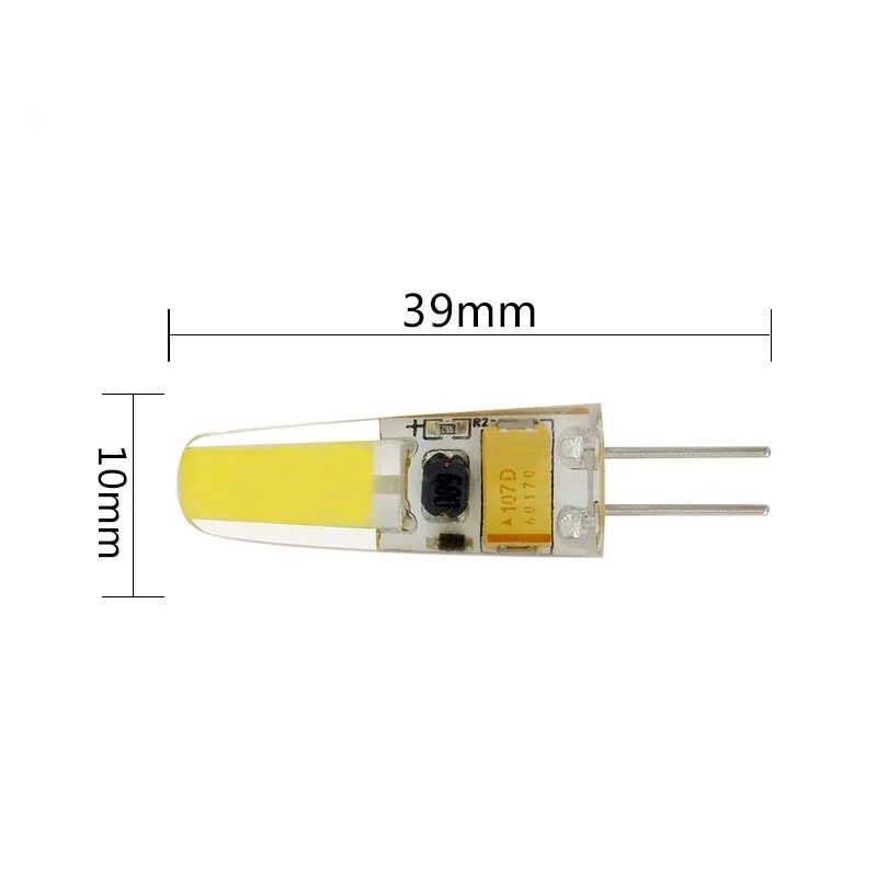 

Светодиодная Прозрачная силиконовая лампа ETL G4 COB, 10 шт., длительный срок службы, экономьте электричество, Прямая поставка