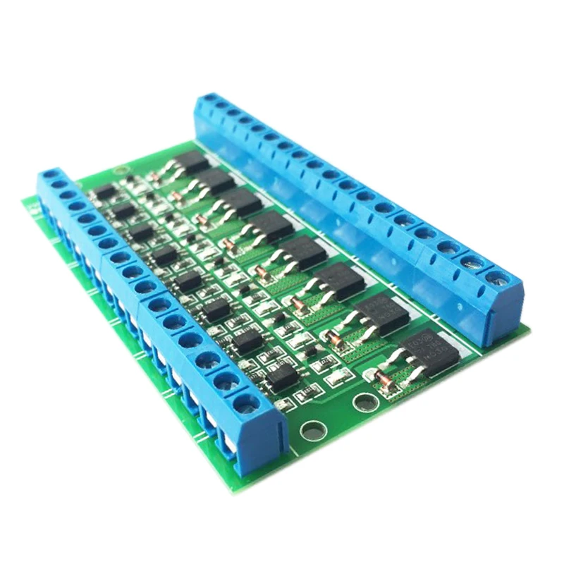 4-8 Channel MOS Tube / FET Module PLC Amplifier Board / Drive Module Optocoupler Isolation DC