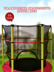 55 In Trampoline Security Net Safe Protective Trampoline For Kids Trampoline Enclosure Net Fence Replacement Durable Safety Mesh