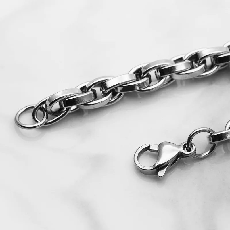 2023 New Fashion Stainless Steel Chain Titanium Steel Necklace Jewelry Wholesale Gift Hot Sale