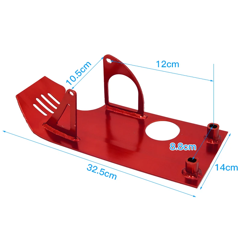 Aluminum Engine Skid Plate Lower Start Motor Case Protector fit XR50 XR70 CRF50  CXR50 Z50 50cc 70cc 90cc 110cc 125cc 140cc