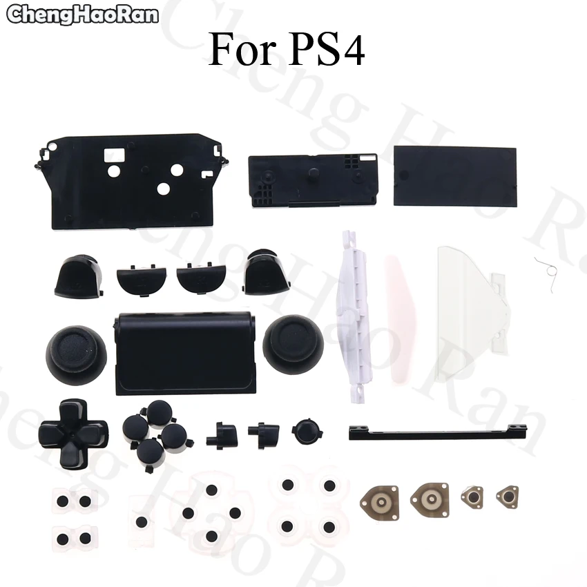 

ChengHaoRan For PS4 Controller L1 R1 L2 R2 Trigger Buttons Analog Stick Conductive Rubber Repair Handle accessories