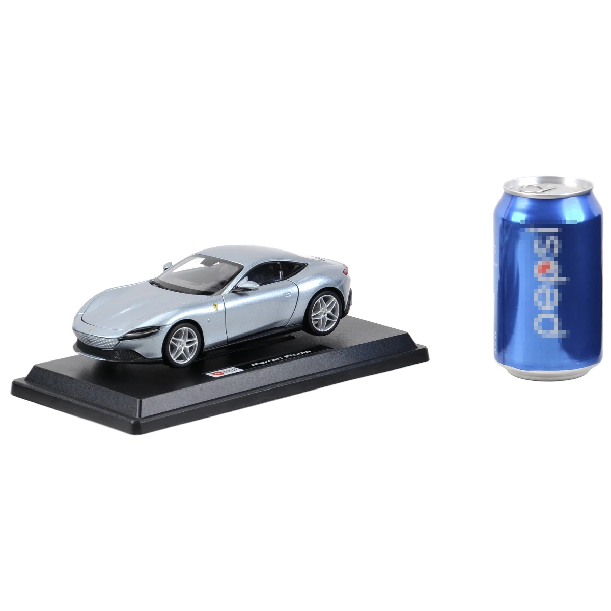 Bburago 1:24 Ferrari Roma Grey Sports Car Static Die Cast Vehicles Collectible Model Car Toys