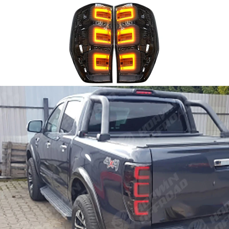 

Taillight Fit For Ford Ranger Raptor 2012 - 2021 Led Tail Light Fog Rear Lamp DRL Brake Signal parts reflector indicator auto