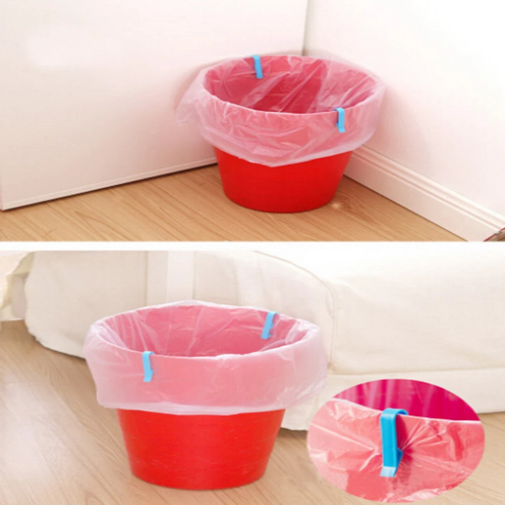 

8 PCS Universal Trash Bag Fixed Clip Waste Basket Rubbish Bin Garbage Can Clamp Wholesale