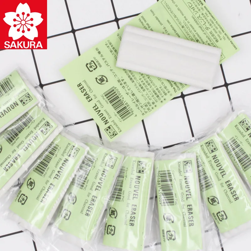 

SAKURA Plasticity Pencil Eraser Rubber Erasers NER-100 Durable Flexible Sketching Painting Stationery Students School Supplies
